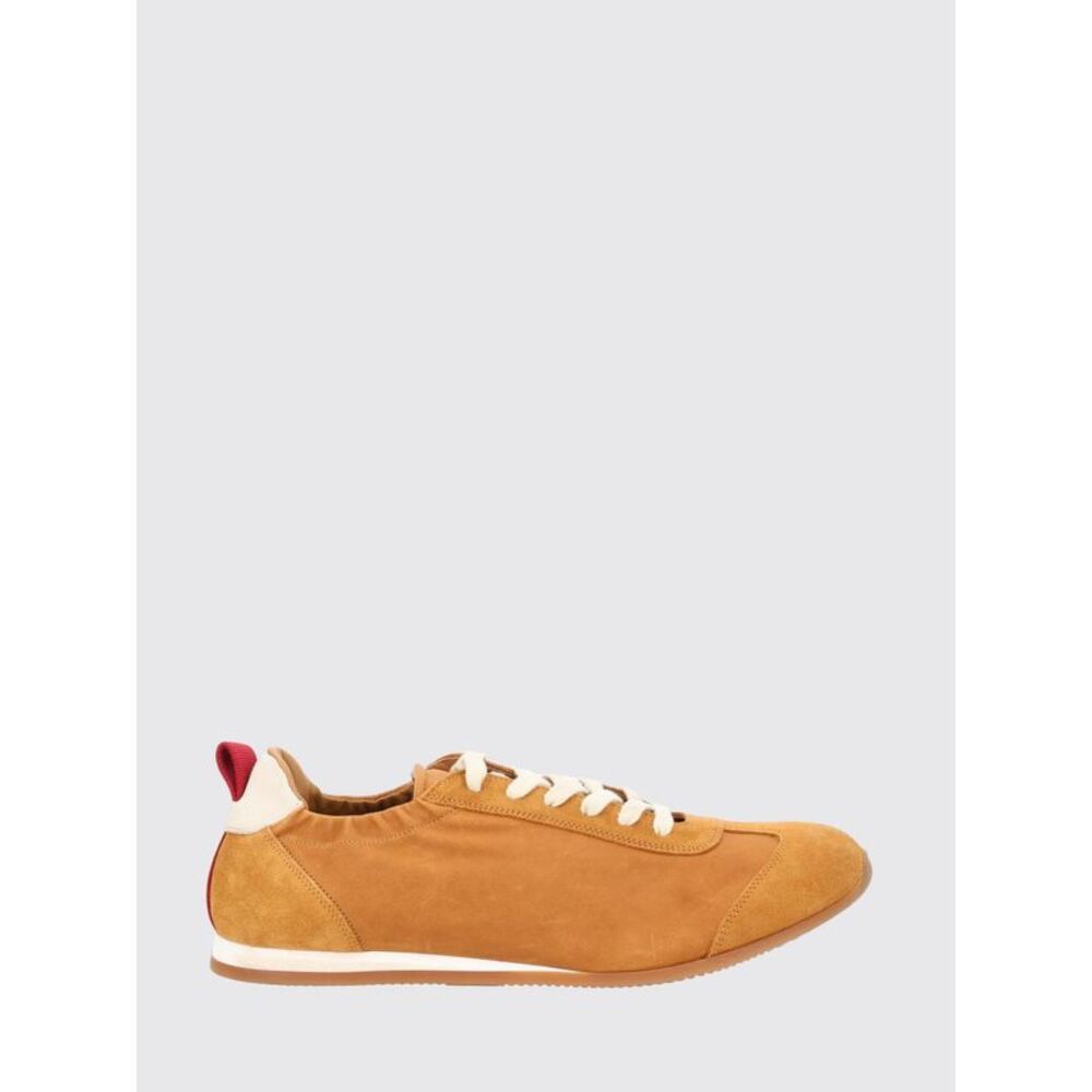 Uma Wang Low-Top Trainers In Leather And Nylon With Elasticated Ankle